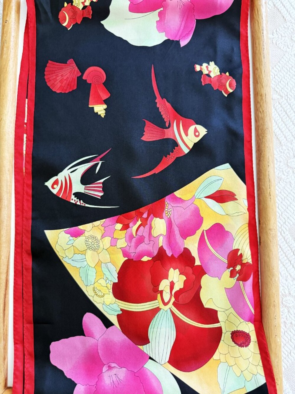 ADRIENNE LANDAU Studio Silk Scarf - Picture 8 of 8